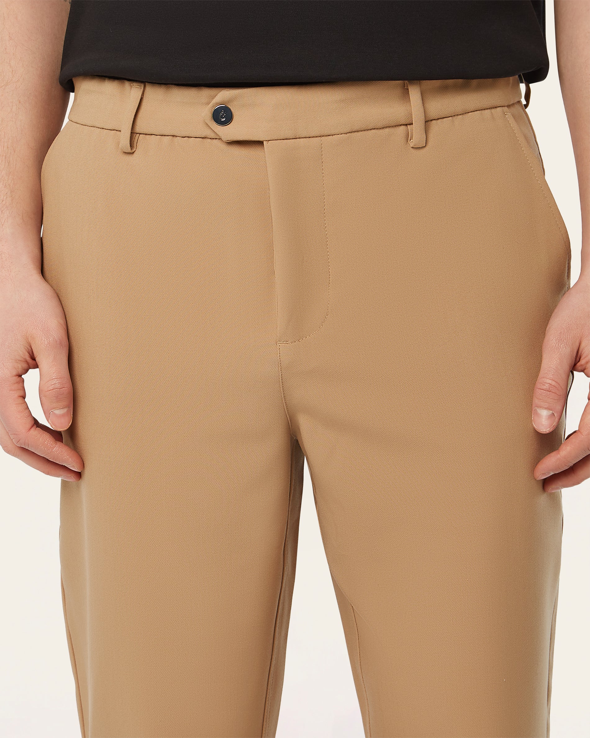 Straight pants Light Camel - Image 5